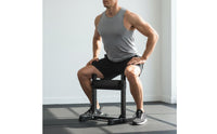 Bulgarian Split Squat Steel Frame Bulgarian Split Squat Stand Compact Exercise Equipment for Home Gym
