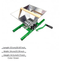 Manual Fruit Crusher Wooden Top Crossbar Hand-Cranked Fruit Crusher