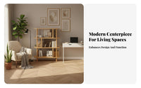 sturdy Wood Legs A-Frame shelving unit Floor-Standing Storage Shelf Modern Design Display Rack Sturdy Construction for Book Lovers, Homeowners, Decor aficionados, Living Room, Home Office, Bedroom