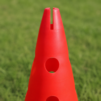 38cm Football Training Equipment, PE Polyethylene Cones with Square Base, for Soccer Agility Sports Training