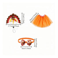Seasonal Goose Costume with Tulle Skirt Cute Lawn Goose Costume Bright Clothes Lightweight for Garden