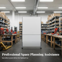 Movable Rolling Panel Divider Light-light-blockinging Folding Panel Divider on casters Nontransparent divider Screen Freestanding for Facility Managers, Business Owners, Warehouse, accessibleplanconcept areas, Conference Room, Studio Apartment