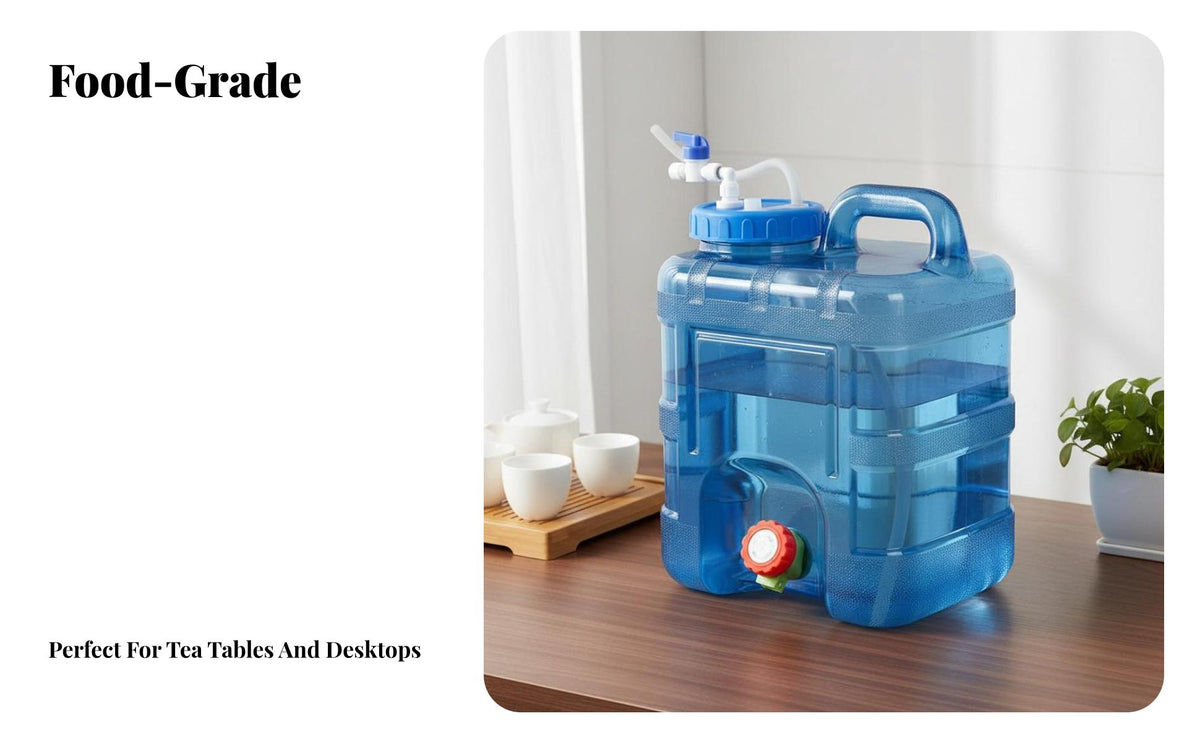 Water Purifier Storage Bucket High Temperature Resistant Tea Countertop Water Dispenser Food-Grade PC Material Kitchen Supply for Homeowners