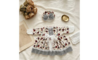 Goose Dress with Bonnet Plaid Goose Outfit with Bonnet Farmhouse Decor for Entryway