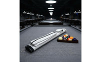 PU Leather Pool Cue Tube Split Design Billiard Stick Case Divider Tubes Portable Cue Bag Adjustable Shoulder Strap for Players, Tournament