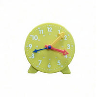 Develops Early Math Skills 3-Hand Learning Clock Easy to Read Student Teaching Clock Sturdy Analog Time Learning Tool Color-Coded for Homeschooling