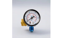 Inline Spray Regulator with Gauge Analog Air Regulator with Gauge Compact Knurled for Painters, Workshops