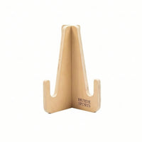 Wooden Stand Freestanding Triangular Stand Natural Wood Compact for Home Gym, Fitness Studio