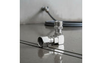 M22 Stainless Steel Rotating Adapter Heavy Duty 360 Degree Rotating Adapter Leak-Resistant Hose Connector for Driveway Cleaning