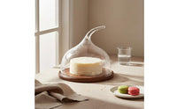 Transparent Dessert Cloche Lightweight Clear Cake Dome Acrylic Food Cloche Multifunctional Shatterproof Food Dome for Parties