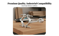 Versatile-Use Hand Drill Mortising Converter Precise Drilling Square Hole Drill Adapter Easy Installation for Woodworkers, DIY Enthusiasts