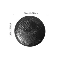 Round Seat Cushion Sponge-Filled Replacement Seat Pad Resilient Round Upholstery Foam for Stools, Swivel Chairs, Counters