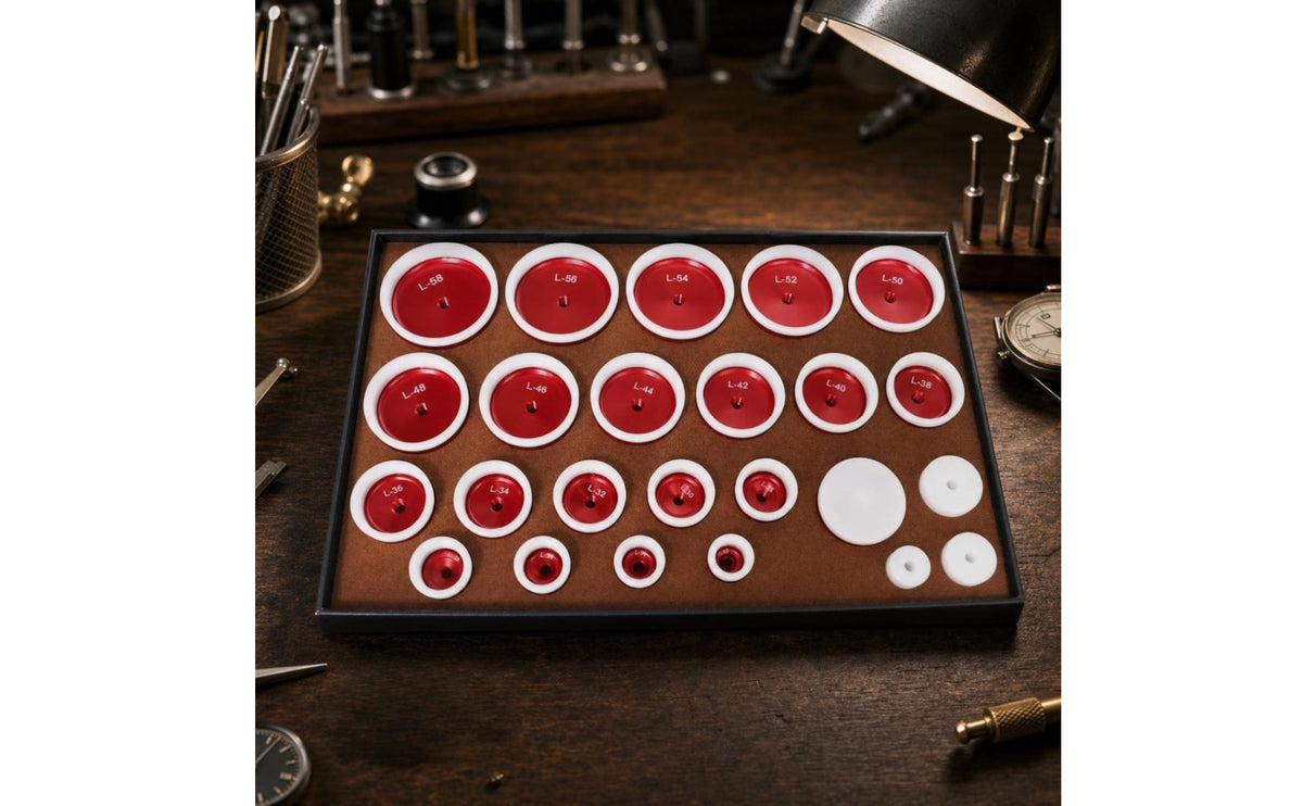 24 Pieces Watch Press Form Tray | Scratch-Resistant, Professional, Watch Case Press Die Kit