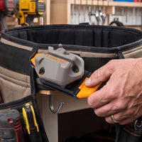 Slimline Tool Buckle Clip Long-Lasting Drill Belt Clip Sturdy Drill Carrier Reinforced for Home Improvement