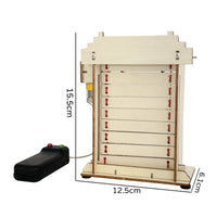 Hands-on Learning DIY Electric Rolling Door Kit Develops Logical Thinking Wooden Garage Door Model Improves Concentration Educational Toy Wirelessly Operated Controlled for Students, Kids, Classroom