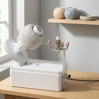 Adjustable Speed USB Powered Yarn Winder Compact Storage Electric Yarn Winder Easy Assembly Winding Machine Quiet Engine for Crocheters