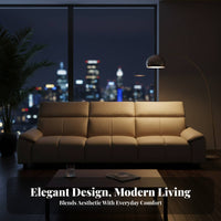 Elephant Ear Sofa Modern Minimalist design Couch Small Space suitable Lounge Seating for Apartment Dwellers, Young Adults, Living Room