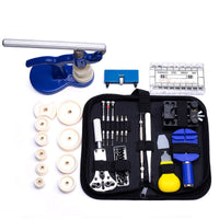 Portable Watch Repair Tool Kit with Case Organized Watch Repair Kit with Carrying Case Compact Complete for Hobbyists, Technicians, Home Maintenance, Bracelet Sizing