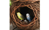 Handmade Artificial Bird Nest Rustic Design Fake Bird Nest Realistic Look for Patio