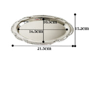 French Design 2 Tier Dessert Stand Multi Purpose Double Layer Snack Tray Storage Organizer 2 Tier Serving Tray Detachable Plates for Afternoon Tea, Party, Bakery