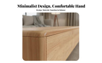 Solid Wood TV Cabinet Fully Assembled Walnut Wood Floor Cabinet Sturdy Build Walnut Entertainment Console for Homeowners, Families, Bedroom, Office