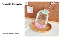Dustproof PVC Doll Display Bag Multi-Functional Clear Doll Display Bag Portable Design for Collectors, Kids, On The Go, Backpack Decoration