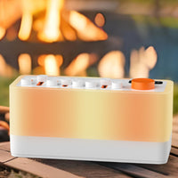 RGB   Speaker Modern Design Night Illuminated Speaker Body Audio Device for Bedroom