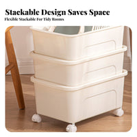beneath-desk Book organizer Large Capacity beneath-desk Wheeled organizer Space Saving