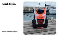 Sailing Flotation Vest Certified 12402-5 Approved Watersports Vest Kayaking Flotation Vest Adjustable Fit Grown-up Flotation