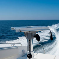 Seat Pedestal with Hand Crank Heavy Duty Boat Seat Pedestal with Base Plate Easy to Install