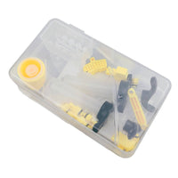 Two-Wheeled Brake Oil Filler Kit Plastic Adapters Bleed Kit
