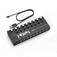 8-Channel Audio Mixer Compact Stereo Audio Mixer Built-in for Streamers, Creators, Home Production, Desktop