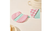 Canvas Pot Holder with Hanging Loop Compact Padded Kitchen Hand Holder Hot Pad Washable for Home Cooks, Cooking, Baking