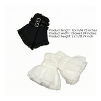Dark-Themed Doll Outfit Ruffled Toy Clothing Costume-Like