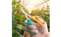 Fruit Thinning Shears Bent Tip Pruning Scissors Flower Trimming Scissors Rust Resistant Gardening Tool for Farmers