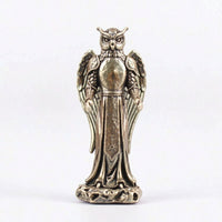 Metal Figurine Brass Miniature Figurine Vintage-Inspired for Desk, Collectors