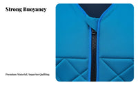 Aquatic Activities Vest Lightweight Aquatic Activities Protective Vest Sleeveless Flotation Aid Ergonomic Fit Fastener Ed