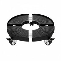 Wheeled Flower Pot Base Non Slip Grid Adjustable Plant Pot Mover Saving Rolling Plant Stand Balcony