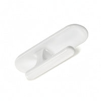 10 Pieces Recessed Curtain Hook with Offset Inner Hook Plastic Cord Cleat Compact Hardware Lightweight for Blinds