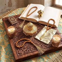 12 Sets Gift Set Wooden Prayer Beads Lightweight Wooden Mala Bracelet Calming Spiritual Jewelry Grounding for Meditation