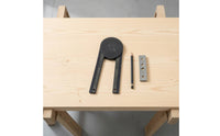 Angle Gauge with Ruler Arms Plastic Angle Gauge Ruler and Protractor Combination Easy-to-Read Measuring Tool Accurate