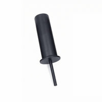 Cylindrical Black Weight Stack Insert Rod Flanged Weight Stack Locking Pin Heavy Duty Matte Black Insert Rod Long-Lasting Steel