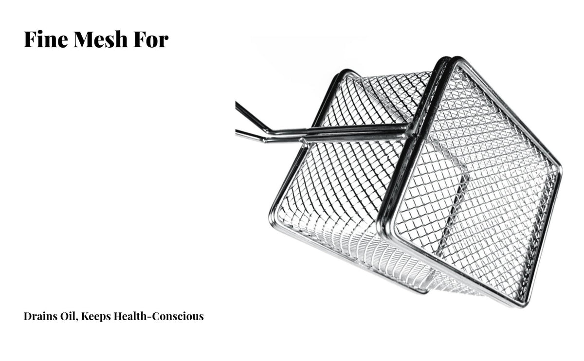 Mini French Fry Basket Restaurant Design Mini Fry Basket Miniature Size Individual Food Server for Restaurants, Pubs, Parties