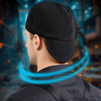 Cotton Duckbill Metalworking Cap Sweat Absorbing Metalworking Cap Breathable Safety Headwear Ember Guard Protection for Welders, Workers, Workshop