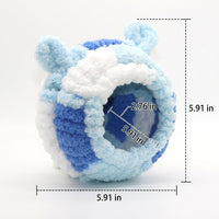 Thickened Flannel Canary Nest for Winter, Round Hand-Woven Canary Nest with Screw Mount, Warm Sleeping Bed for Parrots, Parakeets, Small Birds