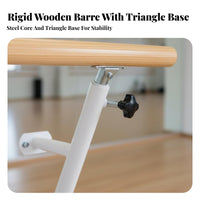 Wall Mounted Dance Barre Professional Tier Wall Mounted Dance Barre Heavy Duty Adjustable Dance Bar for Dancers, Beginners