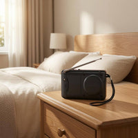 Portable Mini Radio Carrying Strap Mini Radio with Display Pocket Size