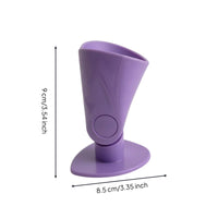 Nail Polish Bottle Holder with Hinge Anti-Spill Nail Polish Bottle Holder Manicure Tool Hinged Angled for Manicurists, Manicures