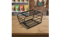 Metal Cycle Rear Pet Carrier Basket Secure Rear Rack Dog Carrier Sturdy Stable for Small Dogs, Young Dogs, Cats, Outdoor Trips, Commutes