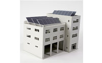 3 Pieces Solar Panel Model Mini Photovoltaic Panel Model Slim for Modelers